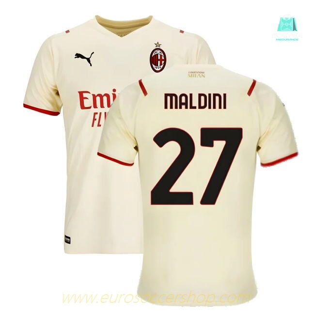 2021-2022 AC Milan Away Shirt (MALDINI 27)