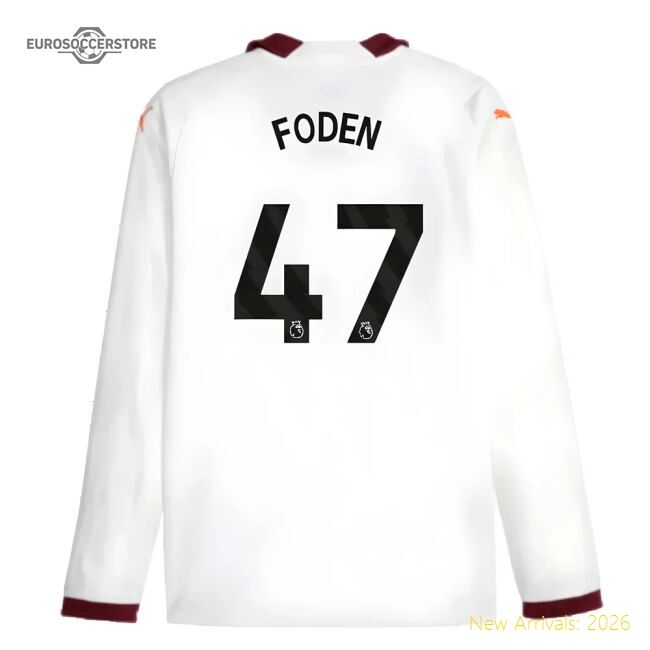 Match-ready Away Premier League Team Foden Jersey 2023-2024
