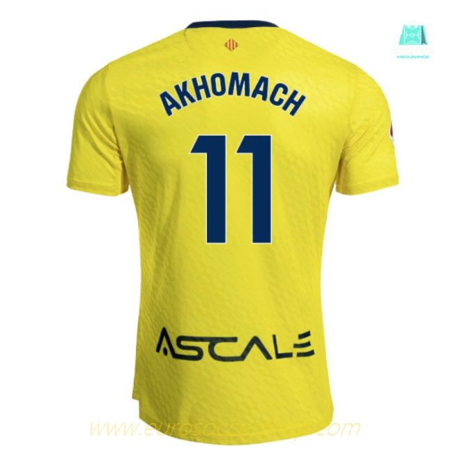 2025-2026 Villarreal Home Shirt (Akhomach 11)
