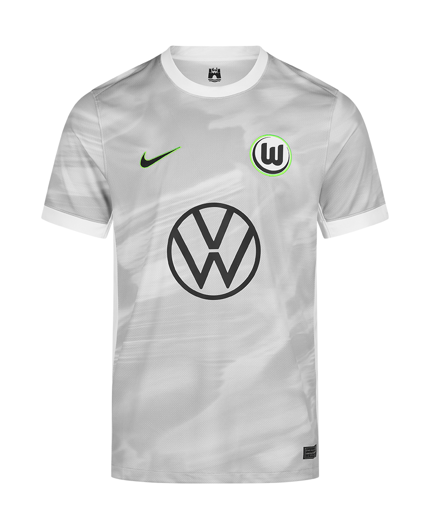 Wolfsburg's 25-26 Season Away Jersey with ODOGU 33 Printing