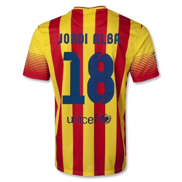 1314 Barcelona 18 JORDI ALBA Away Shirt - Official Replica 2945