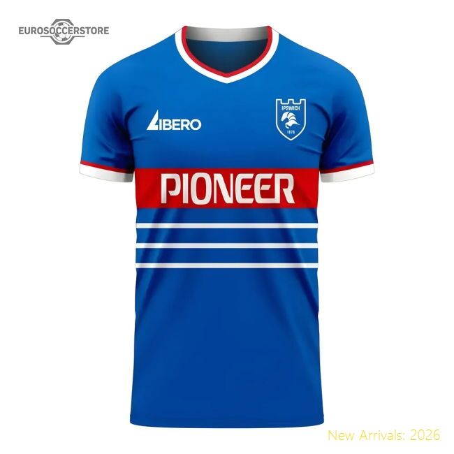 First-class Ipswich 2025-2026 Home Concept Football Kit (libero)