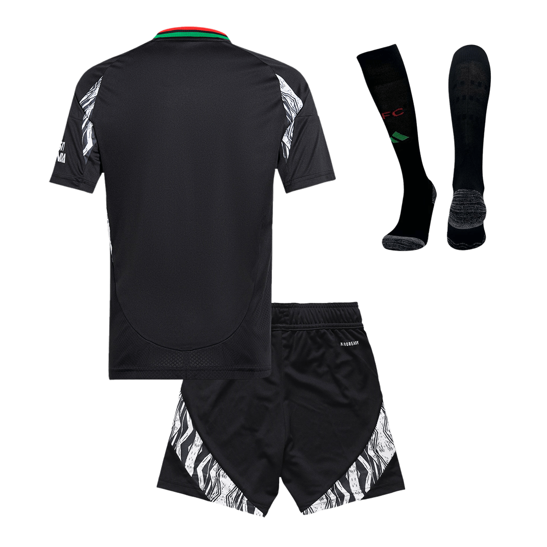 Kid's Arsenal Away Soccer Jersey Kit(Jersey+Shorts+Socks) 2024/25Authe