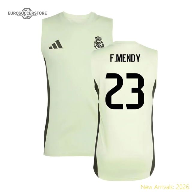 Top-grade 2025-2026 Real Madrid Sleeveless Training Jersey (almost