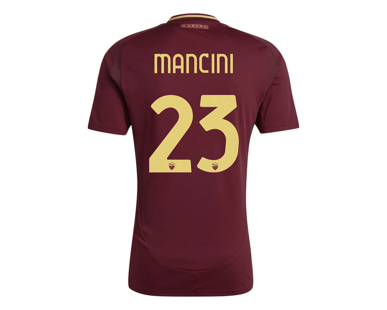AS Roma 24-25 Season Home Jersey with MANCINI 23 Printing