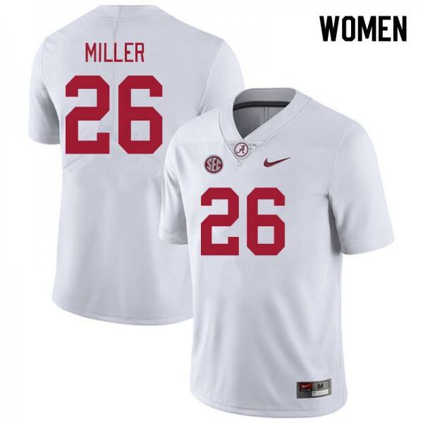 Women Alabama Crimson Tide #26 Jam Miller Pro Jersey - Affordable