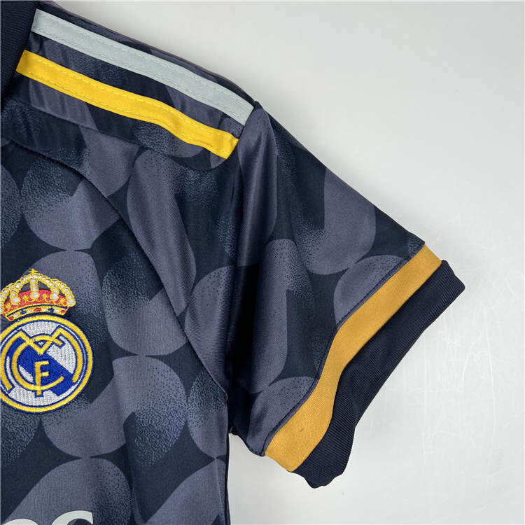 KidsYouth Real Madrid 2324 Away Soccer Football KitShirtShort -