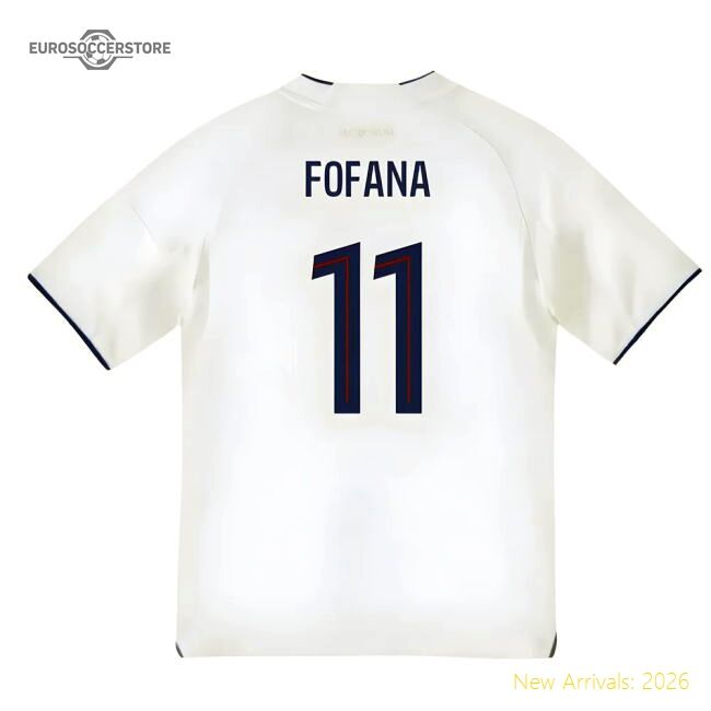 Match-Day 2025-2026 Olympique Lyon Home Shirt (Kids) (Fofana 11)