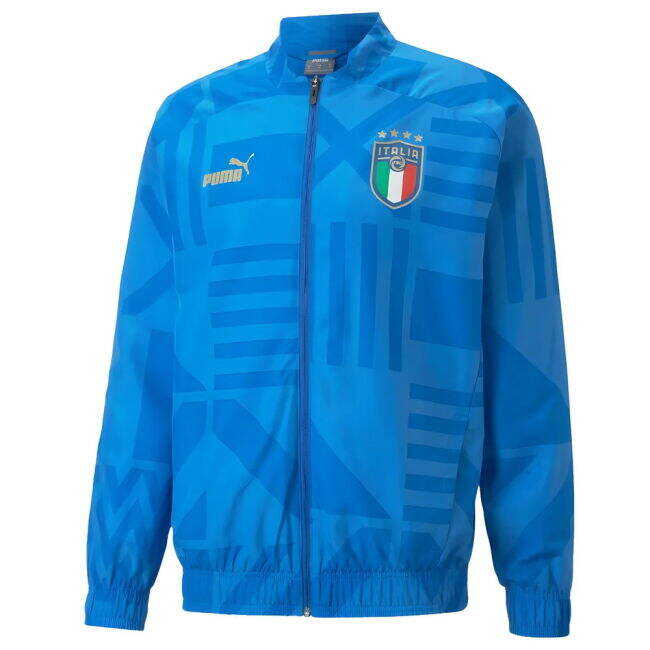 Convenient 2022-2023 Italy Home Pre-Match Jacket (Blue) Online Shop