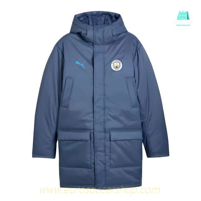 2024-2025 Man City Winter Jacket (Inky Blue)