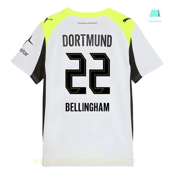2025-2026 Borussia Dortmund Away Shirt (Kids) (Bellingham 22)
