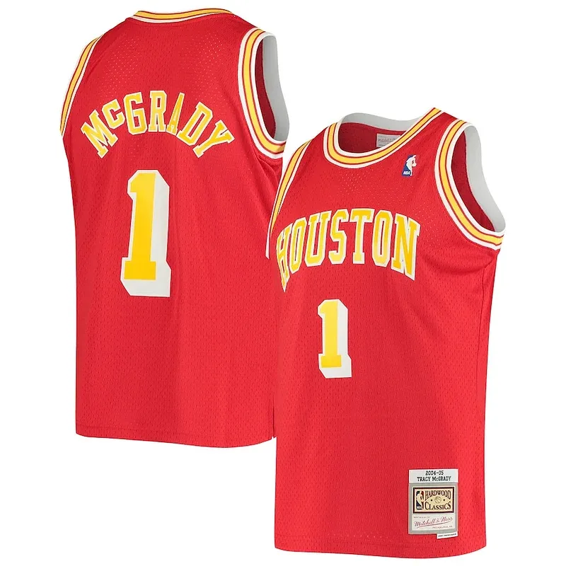 Tracy McGrady HOU Swingman Jersey - modern top-tier - Red workout