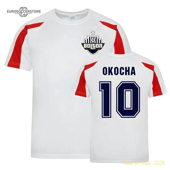 Premium Jay Jay Okocha Bolton Sports Training Jersey (white)