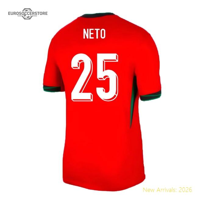 Genuine 2024-2025 Portugal Classic Home Uniform (neto 25