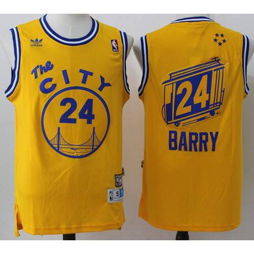 Golden State Warriors Rick #24 Signature Edition Game Jersey Slim Fit