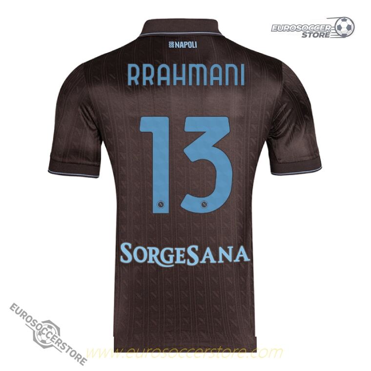 RRAHMANI 13 Third Jersey of Napoli for the 25-26 Season