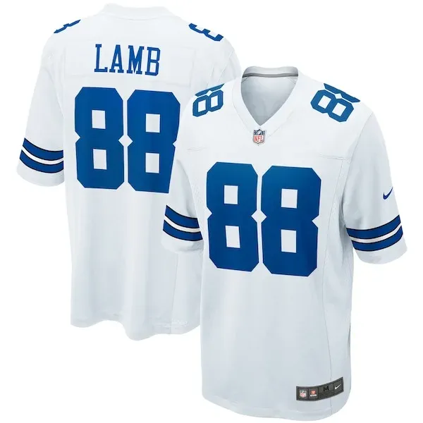 High-Quality DAL Cowboys Game Jersey - White | NFL Fan Apparel
