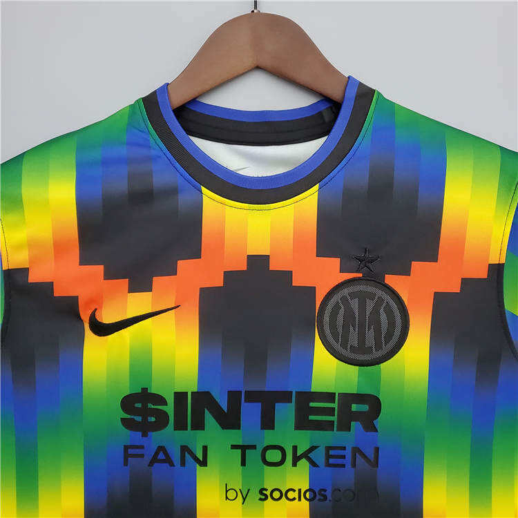 2223 Inter Milan Pre Match Soccer Jersey Football Shirt - Official