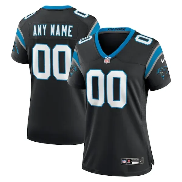 None Carolina Panthers Game Jersey - Black | NFL Player Jersey