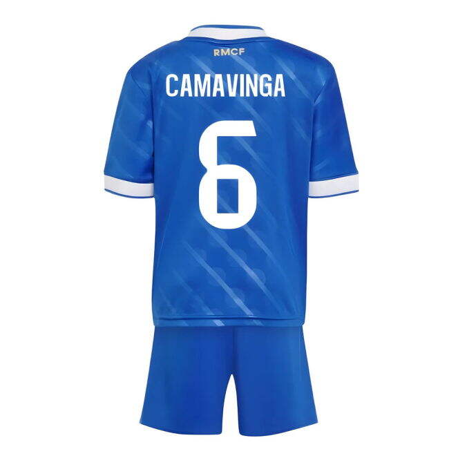 2025-2026 Real Madrid Third Youth Kit (Camavinga 6)