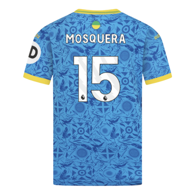 Match Day Wolves Wolves Third Shirt Kids Mosquera #15 Authentic De...