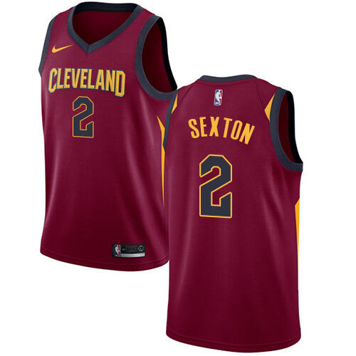 CLE Collin Sexton #2 Elite 2024 Icon NBA Swingman Jersey Red