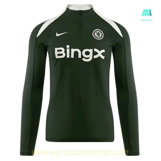2025-2026 Chelsea Strike Drill Top (Green)