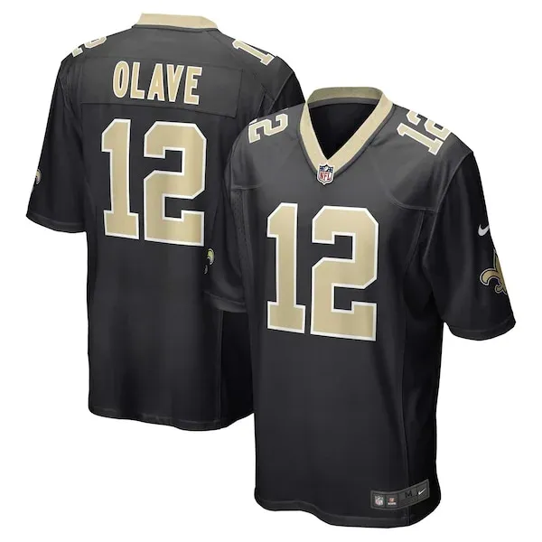 Top-Grade NO Saints Game Jersey - Black | NFL Fan Apparel | NFL Footba