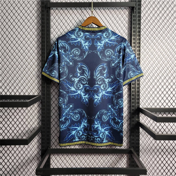 Genuine Italy X Versace Blue Shirt - Official Replica 17012
