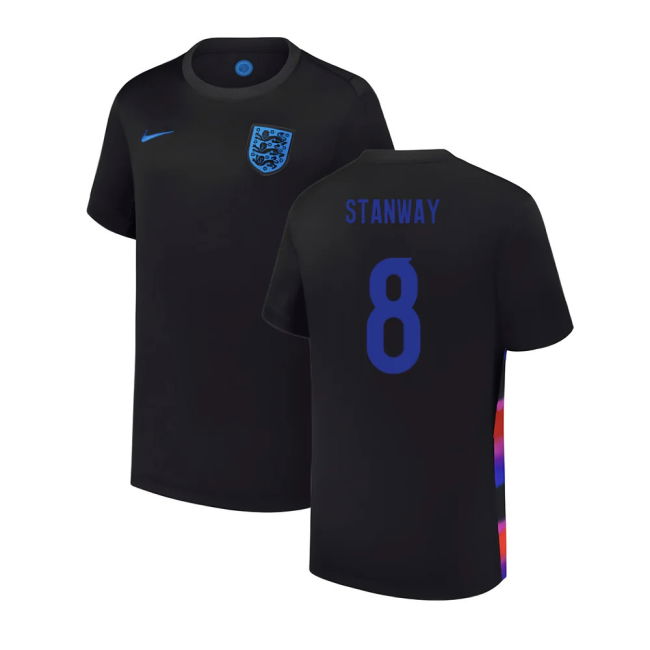 2025 England Womens Team Away Shirt (Kids) (STANWAY 8)