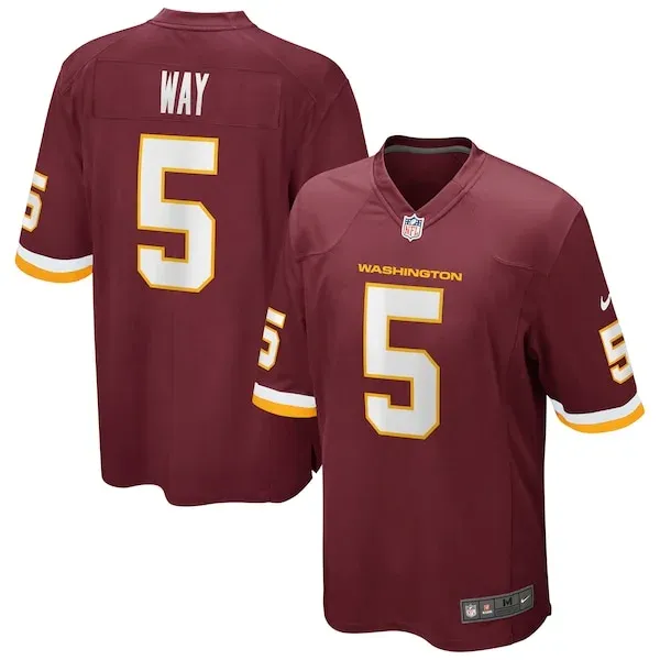 Performance None Game Jersey - Premium Burgundy NFL Fan Jersey | Ga...