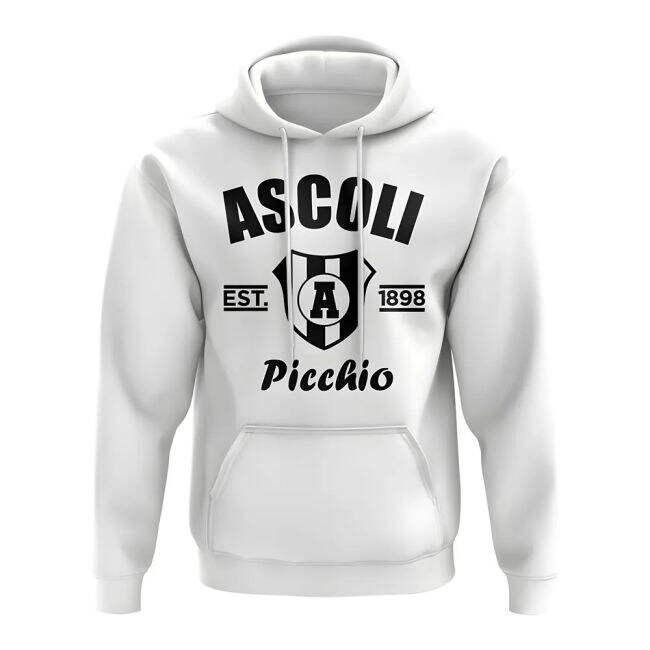 Ascoli Established Football Hoody (White)