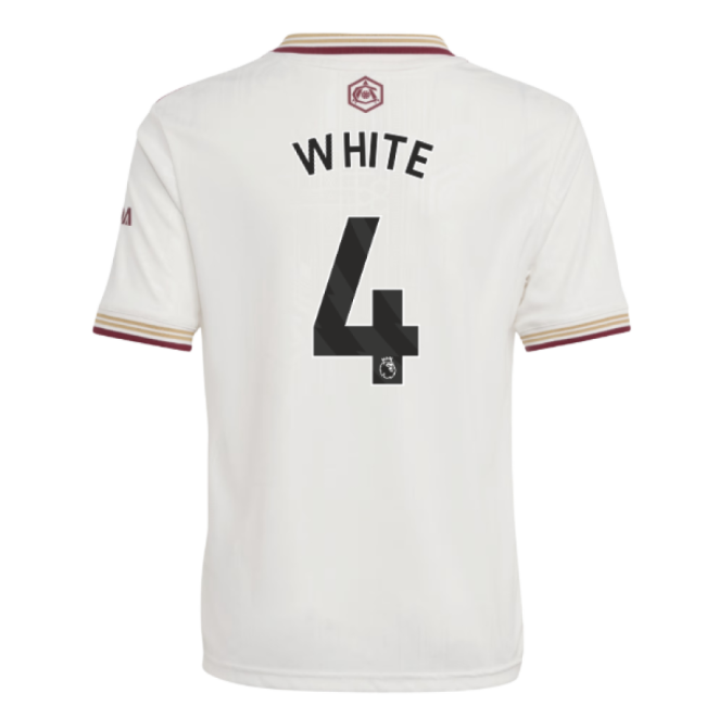 Professional Grade Arsenal Arsenal Third Shirt Kids White #4 Lates...