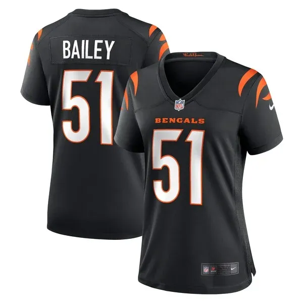 None Markus Bailey Game Jersey - Black | NFL Player Jersey | NFL Footb