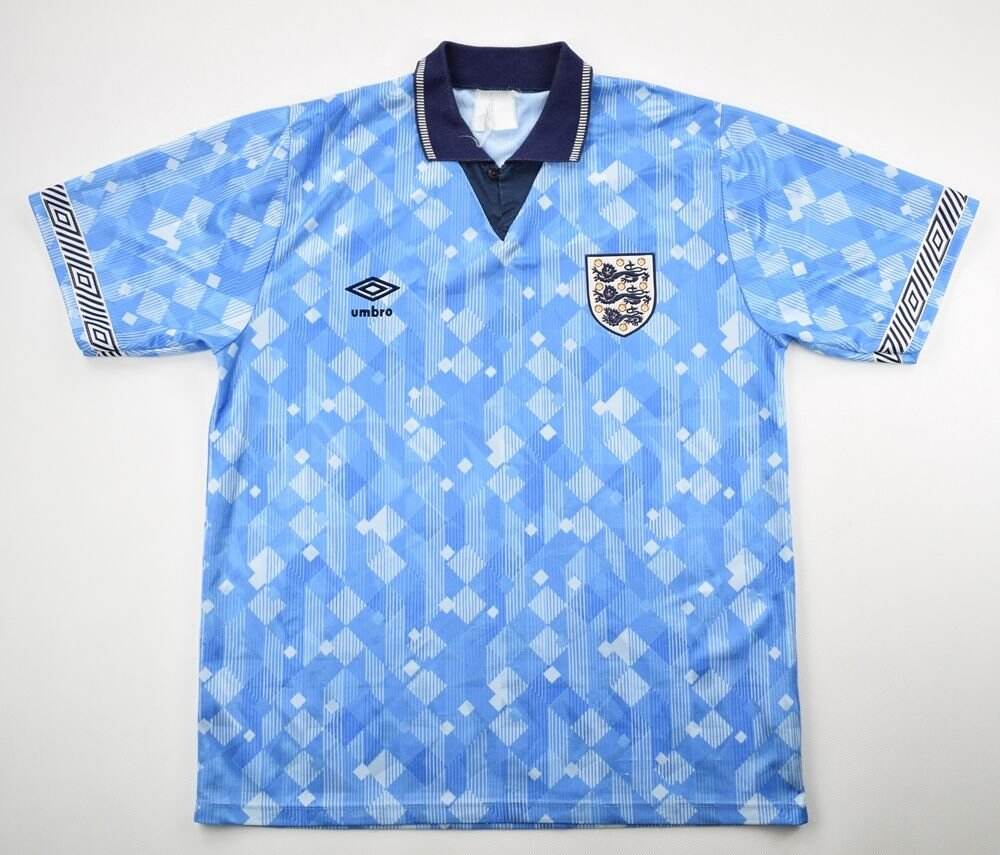 1990 England blue retro kit