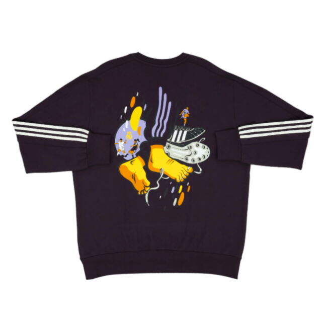 2024-2025 Real Madrid DNA Sweat Top (Aurora Black)