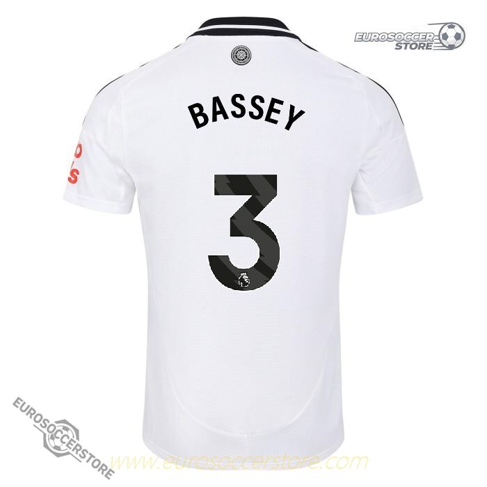 Fulham's 24-25 Home BASSEY 3 Football Jersey