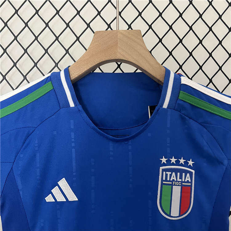 Kids Italy UEFA Euro 2024 Home Kit ShirtShorts - Official Replica