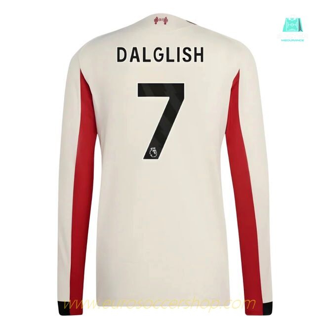 2025-2026 Liverpool Authentic Long Sleeve Away Shirt (Dalglish 7)