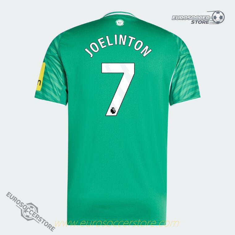 JOELINTON's Newcastle United Away Jersey with Number 7 for the 25-26 Season