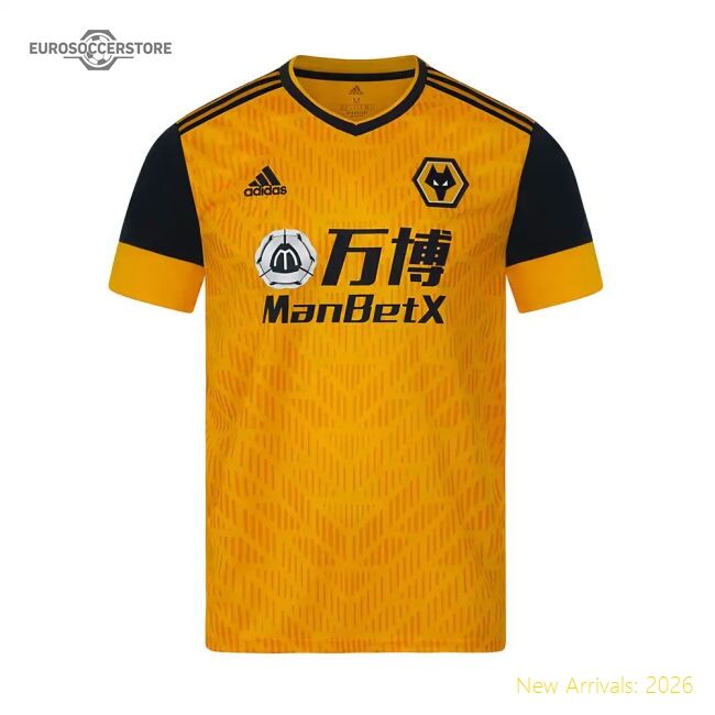 Official 2020-2021 Wolves Home Football Shirt (adama 37) - Premium