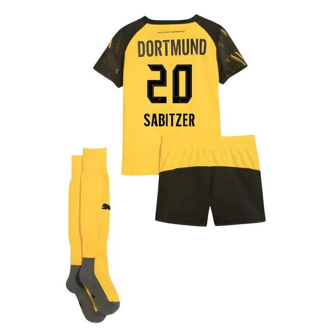 2025-2026 BVB Home Sleek Kit (Sabitzer 20) Quick Dry Durable Stitching