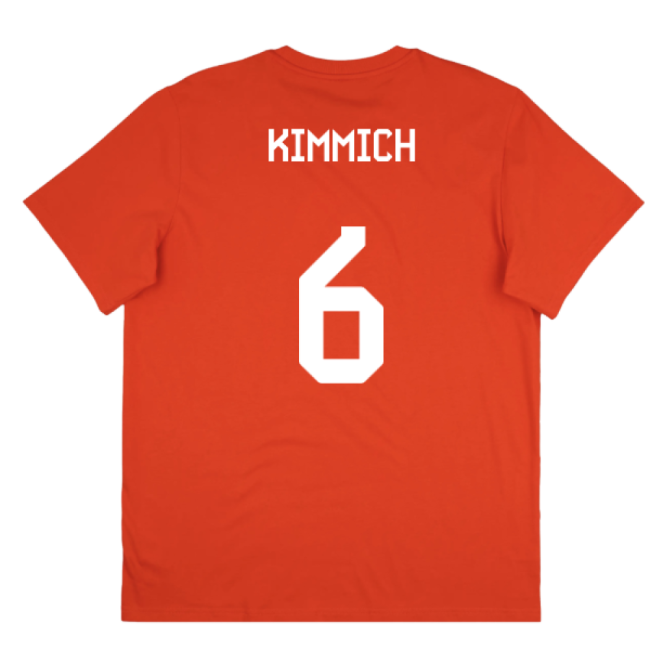 2025-2026 Bayern Munich Seasonal Graphic Tee (red) (kimmich 6)