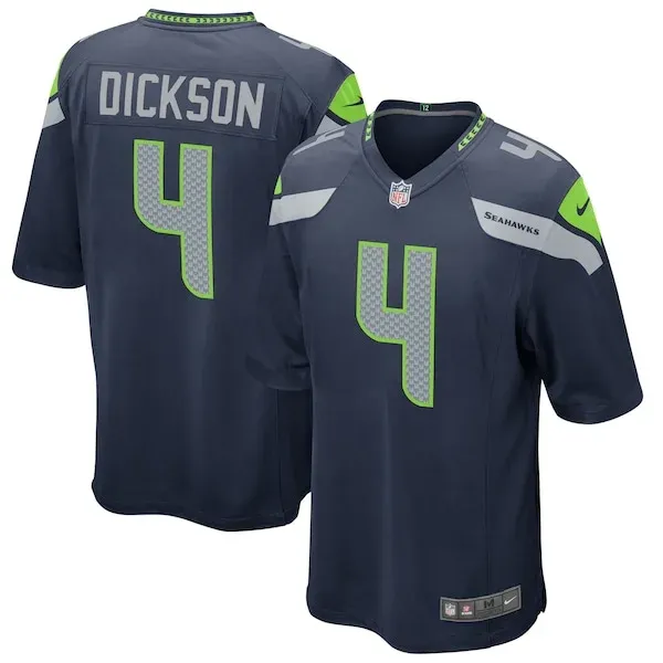 Performance Seattle Seahawks Game Jersey - Premium Navy NFL Fan Jer...