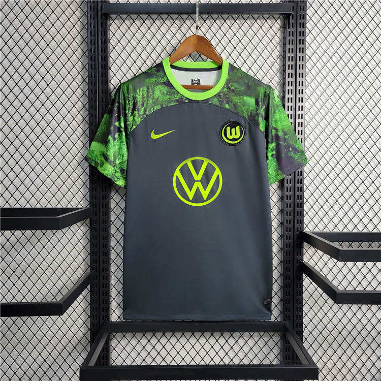 Match Quality Wolfsburg 2324 Away Soccer Jersey Football Shirt