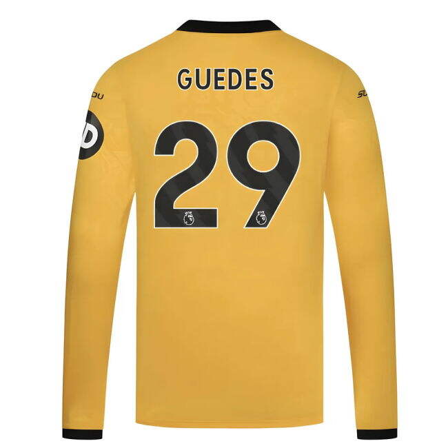2025-2026 Wolves Long Sleeve Home Kit (Guedes 29)