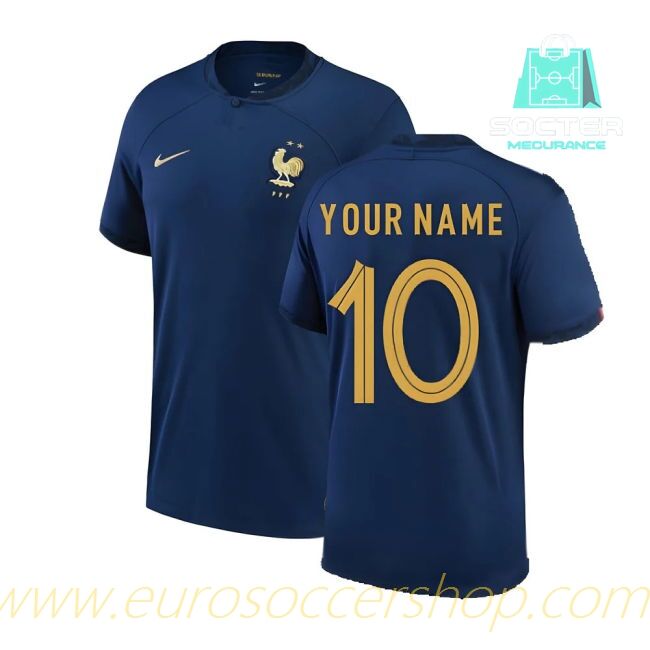 2022-2023 Les Bleus Home Jersey (Custom)