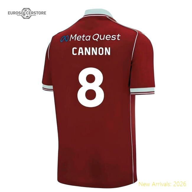 2025-2026 Wrexham Home Shirt (cannon 8) - Competitive Price