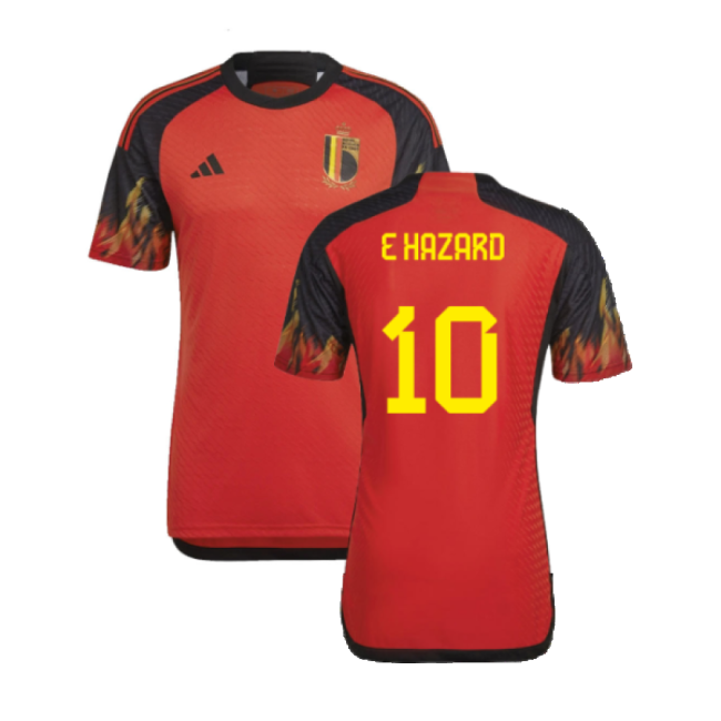 Belgium International Team Fan Shirt - Adults Version (HAZARD 10)