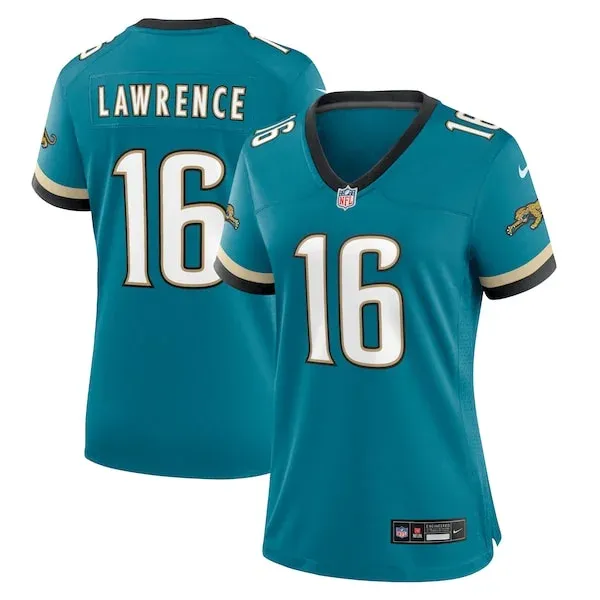 None Trevor Lawrence Game Jersey - Teal | NFL Player Jersey | NFL Foot